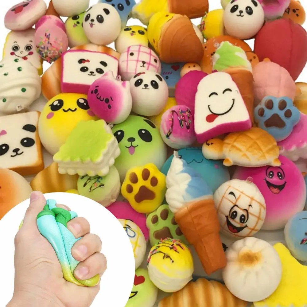 Случайные Kawaii мягкие Ароматические эластичные сжимаемые милые антистрессовые