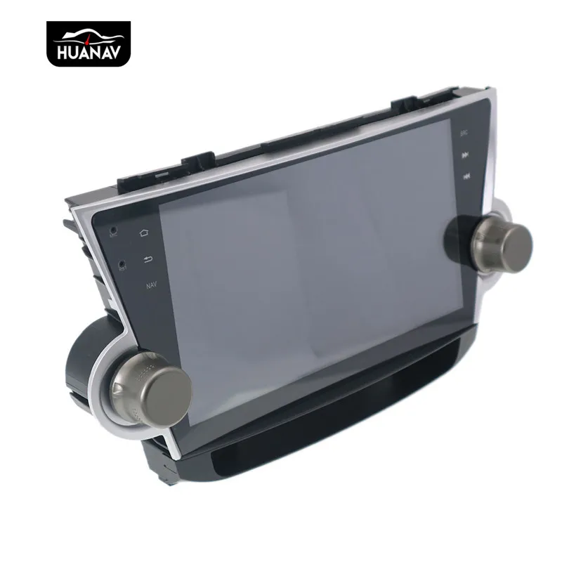 DSP Android 10 0 без автомобильного DVD плеера GPS навигация для Toyota highlander 2008 2014