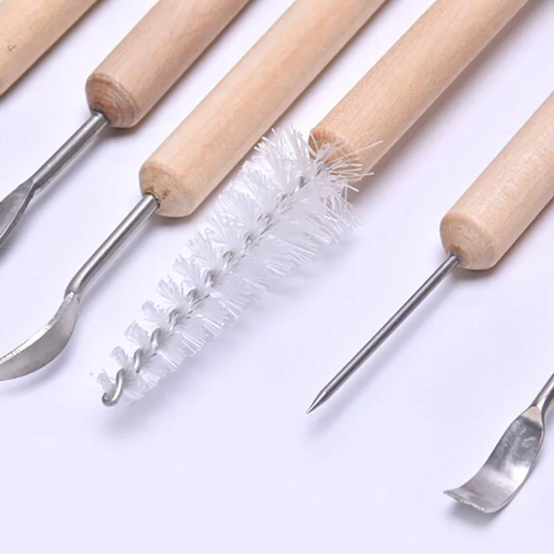 11 шт. инструменты из древесной глины керамическая модель Инструменты полимерной