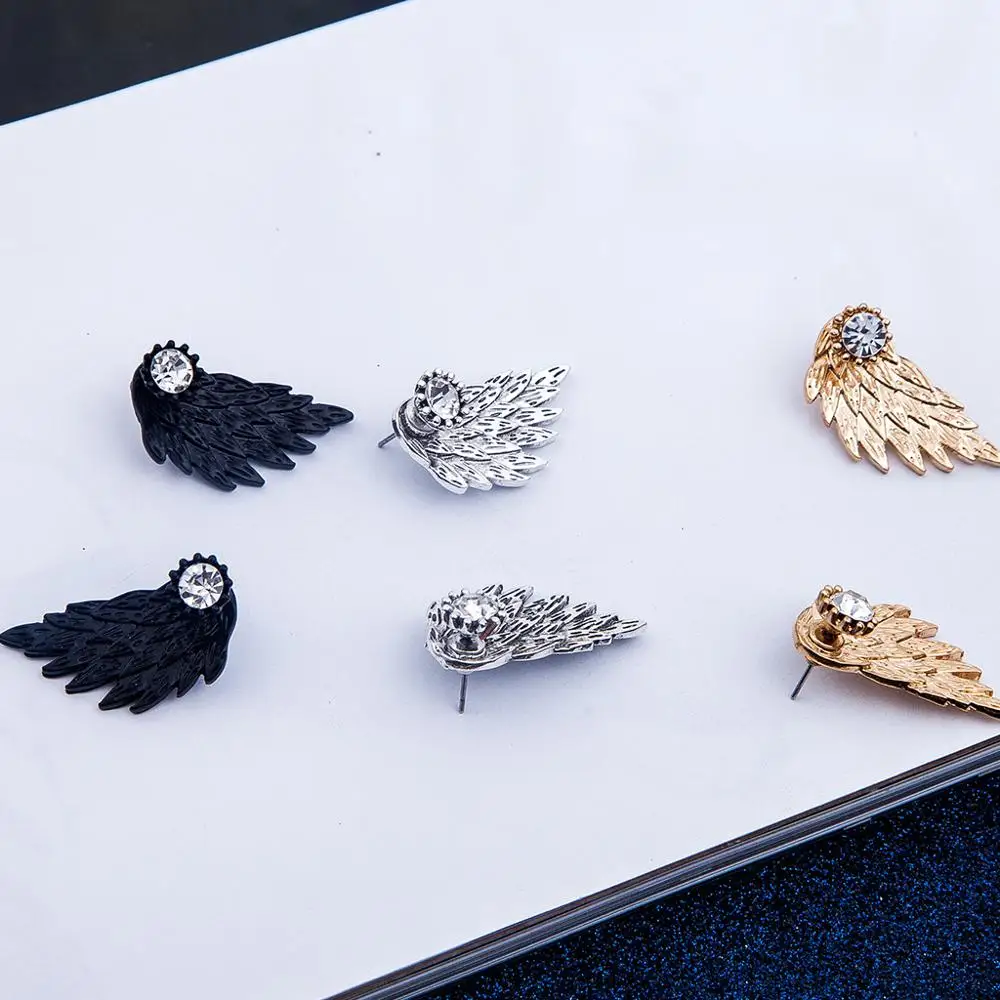 Женские серьги гвоздики в виде крыльев Ангела|stud earrings|earring studs earringsearrings earring |