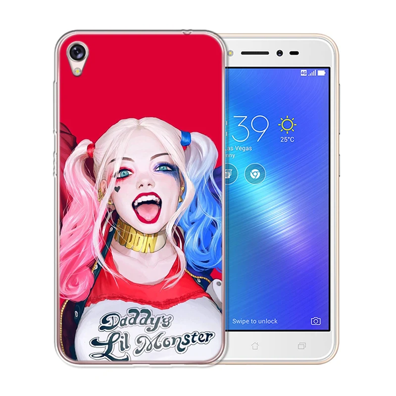 Чехол для телефона Asus Zenfone Live ZB501KL Max 3 4 Pro M1 ZB602KL ZC520KL ZC520TL marvel joker venom deadpool с