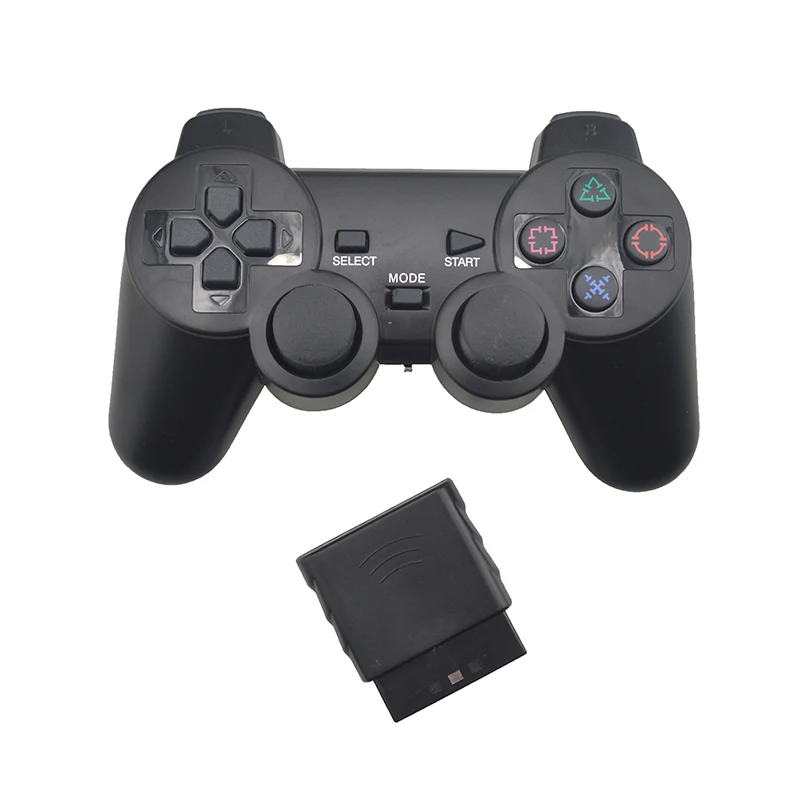 Беспроводной геймпад для sony PS2 контроллер для Playstation 2 Консоль джойстик Двойной вибрационный шок джойстик беспроводной контроллер