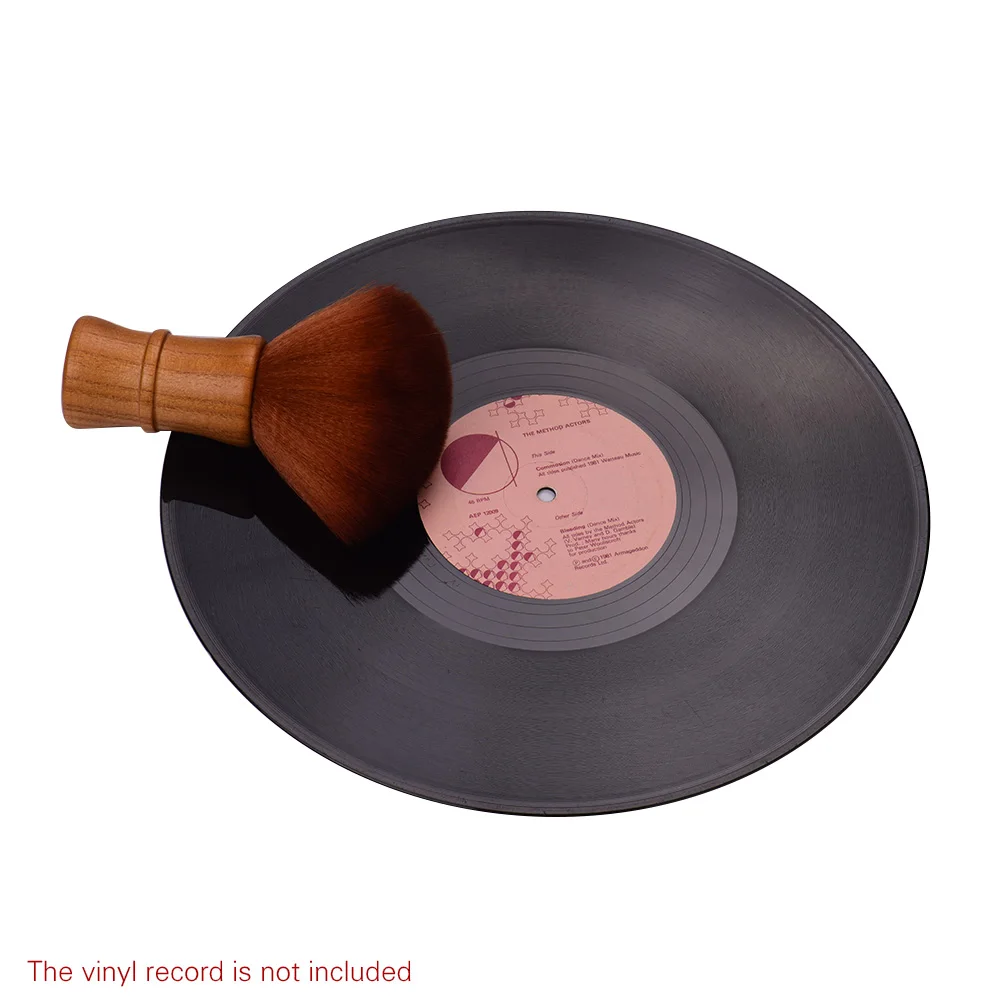 Вращающаяся щетка LP для чистки виниловых пластинок мягкий антистатический