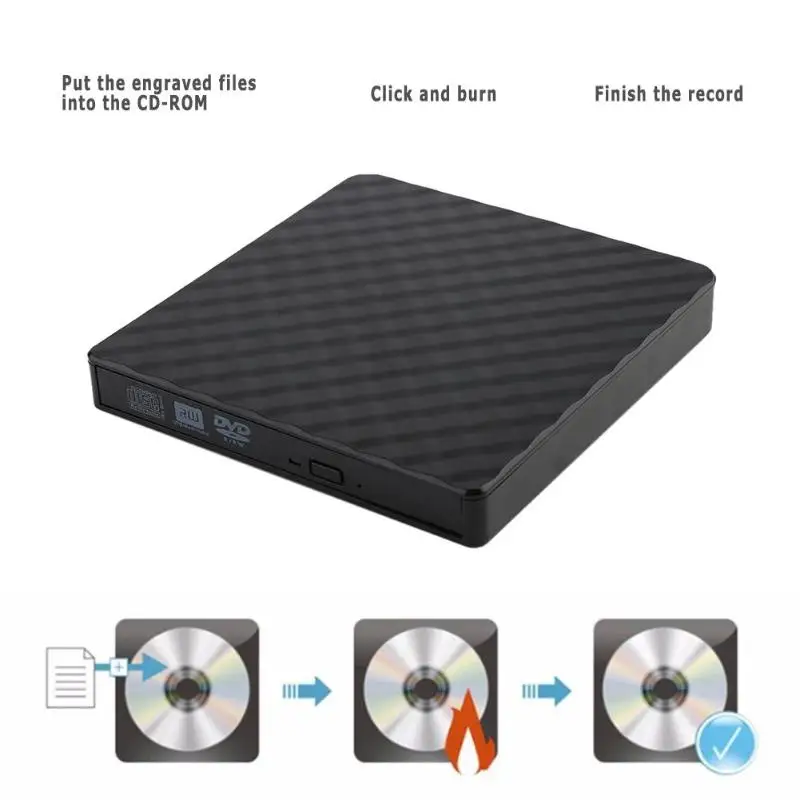 USB 3 0 внешний DVD записывающее устройство RW оптический привод CD/DVD ROM плеер для Loptop