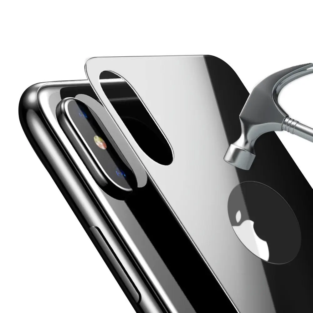 Настоящее 5D переднее + заднее закаленное стекло для iphone XS MAX XR 10X7 8 Plus 2 шт.