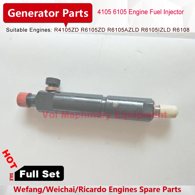 Форсунка топливного инжектора Weifang Ricardo 6105 для R6105ZD R6105AZLD R6105IZLD запасные части