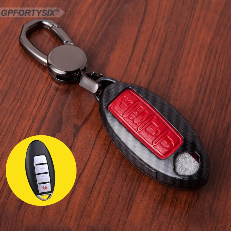 Кожаный чехол из углеродного волокна для Nissan Versa Maxima Altima Rogue Armada Sentra Murano Infiniti FX35