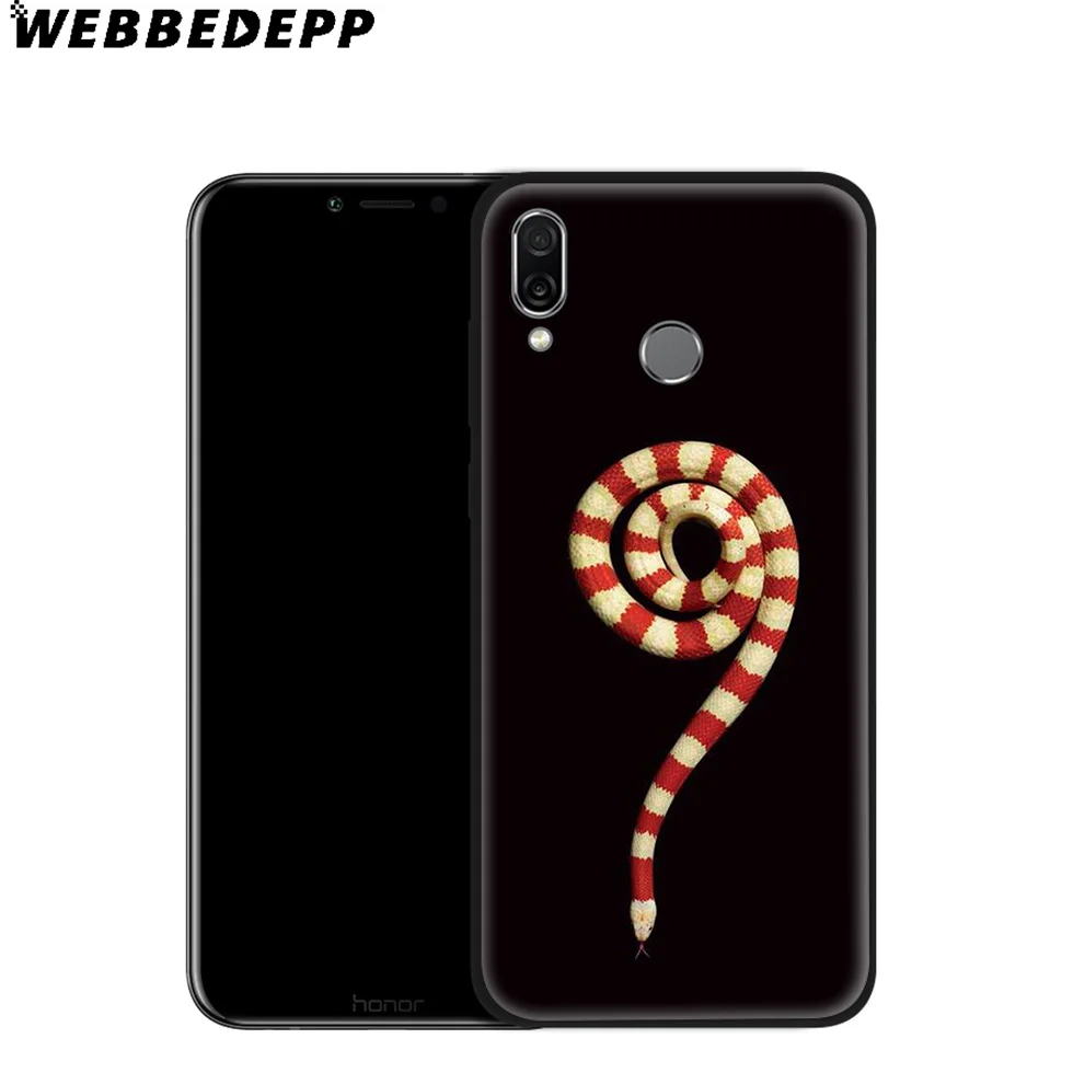 WEBBEDEPP Snake Skin Soft Case for Huawei Mate Honor 20 6A 7A 7C 7X 8 9 9X 10 View Lite Pro 30 |