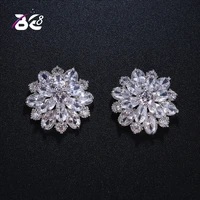 be 8 brand classic design romantic jewelry flower stud earrings statement stud earrings for women earring fashion jewelry e422
