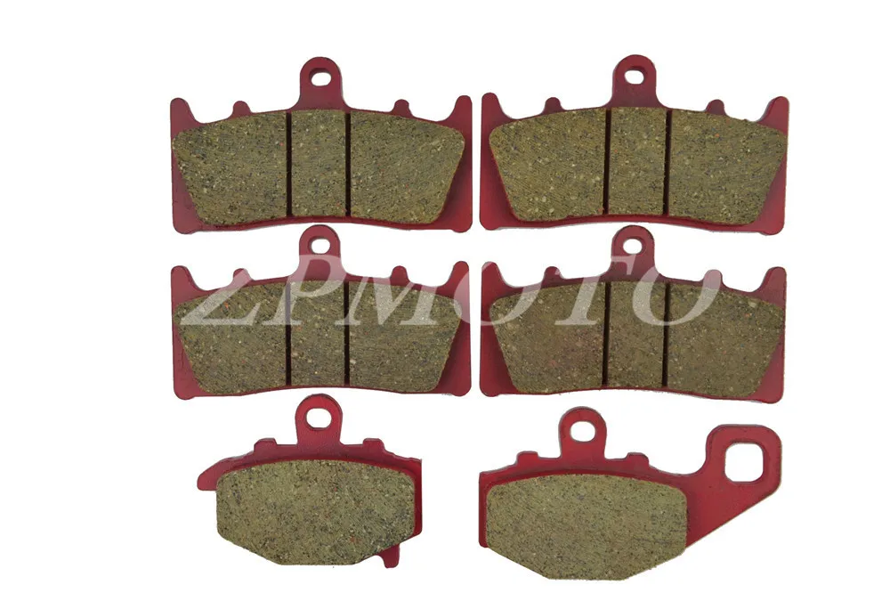 Углеродные керамические Дорожные Тормозные колодки передние + задние для KAWASAKI ZX6R
