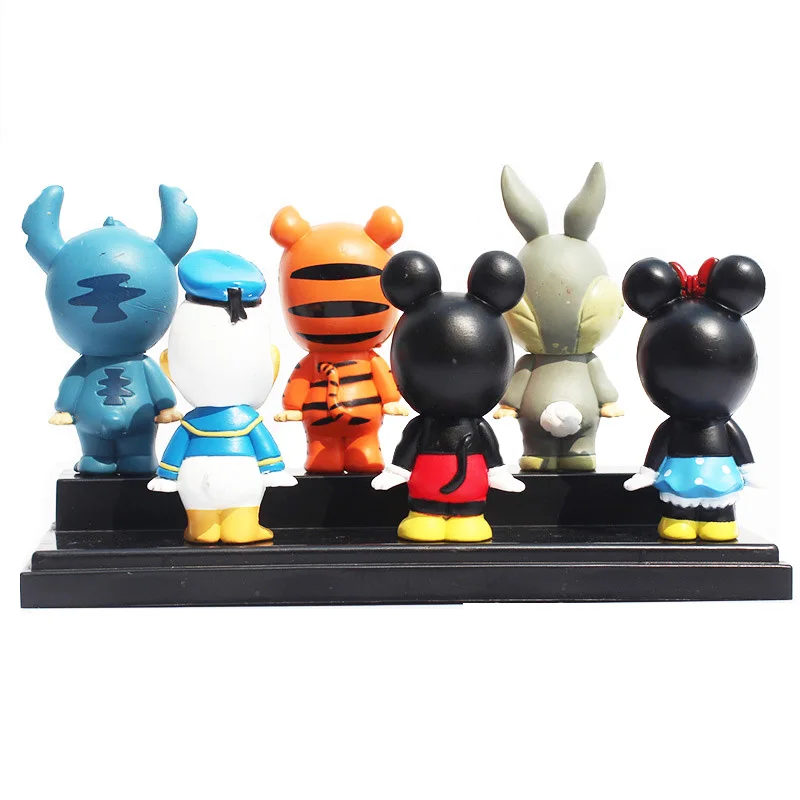 Disney Micky милые Мультяшные игрушки для детей Микки Минни Дональд Ститч кукла