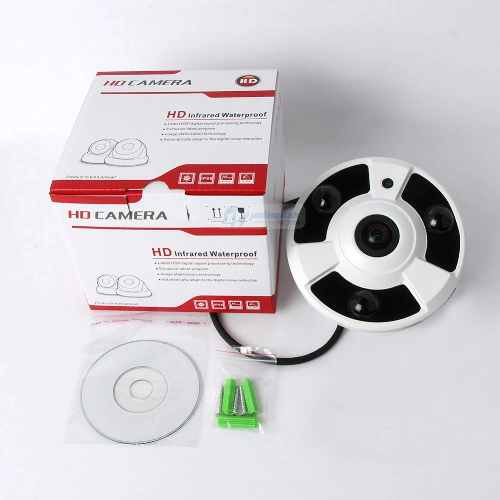 HD 1080P Рыбий Глаз Панорамная IP Камера 2МП 360 Градусов Безопасность CCTV Ночное Видение Для Onvif NVR POE Опциональный Выбор на.