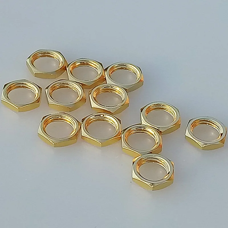 500 шт./лот Высококачественная позолоченная гайка SMA для коаксиального разъема RF