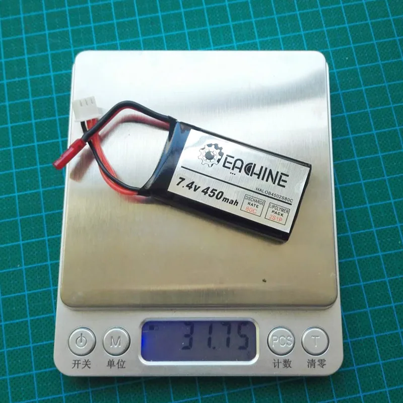Высокое качество Eachine Для Aurora 90 100 Мини FPV Racer запасная часть 2S 7 4 V 450mAh 80C Lipo батарея