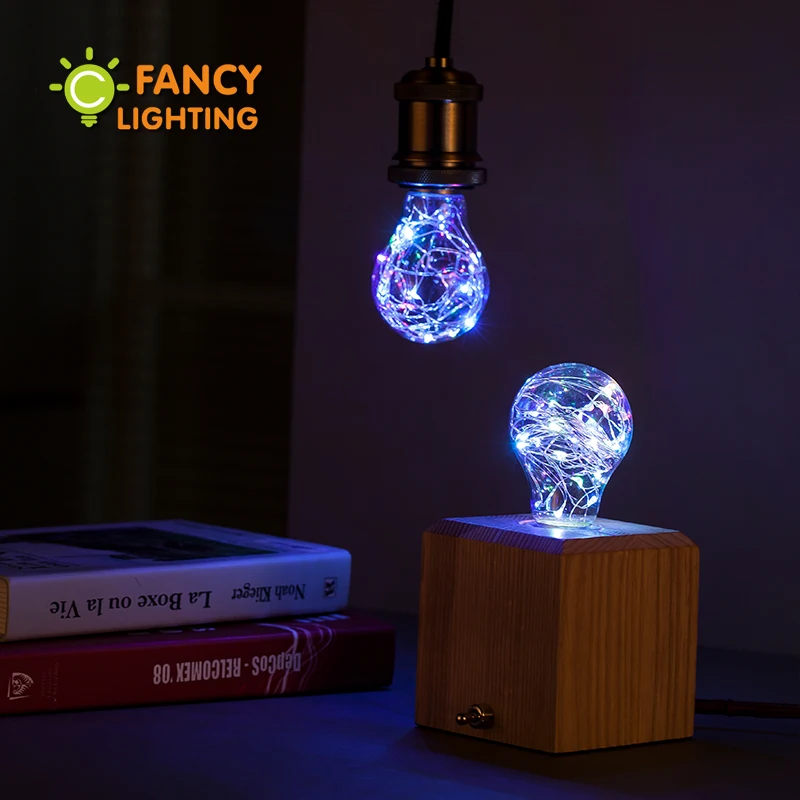 Светодиодная лампа A60 RGB светодиодный светильник 110 В 220 декоративная лампада