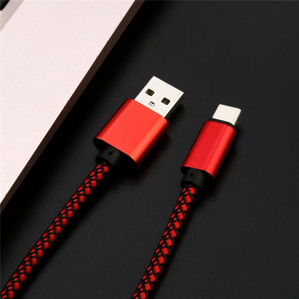 Тип C телефонный кабель нейлоновая прочная плетеная веревка USB-C Тип-C 3,1 кабель для синхронизации данных Зарядное устройство зарядный кабель, шнур универсальные чехлы для мобильного телефона Кабели# M05