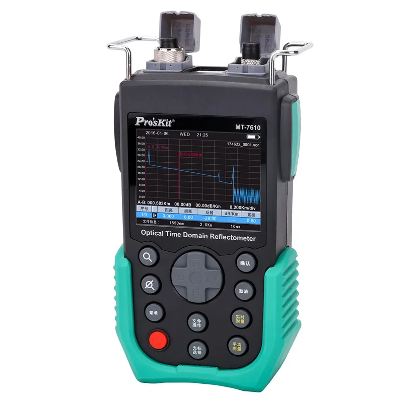 MT-7610G OTDR Optical Time Domain Reflectometer Fiber Tester Fault Breakpoint Detector