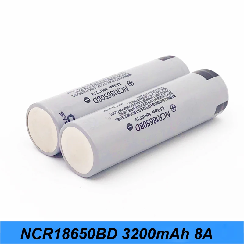 18650 батарея NCR18650BD 3200 mAh 3 6 v 8amp для электрического велосипеда 48 36 зарядное