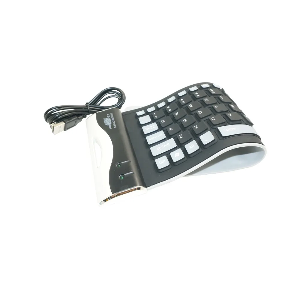 Цветная технология печати 83Key бесшумная Гибкая силиконовая клавиатура|printed