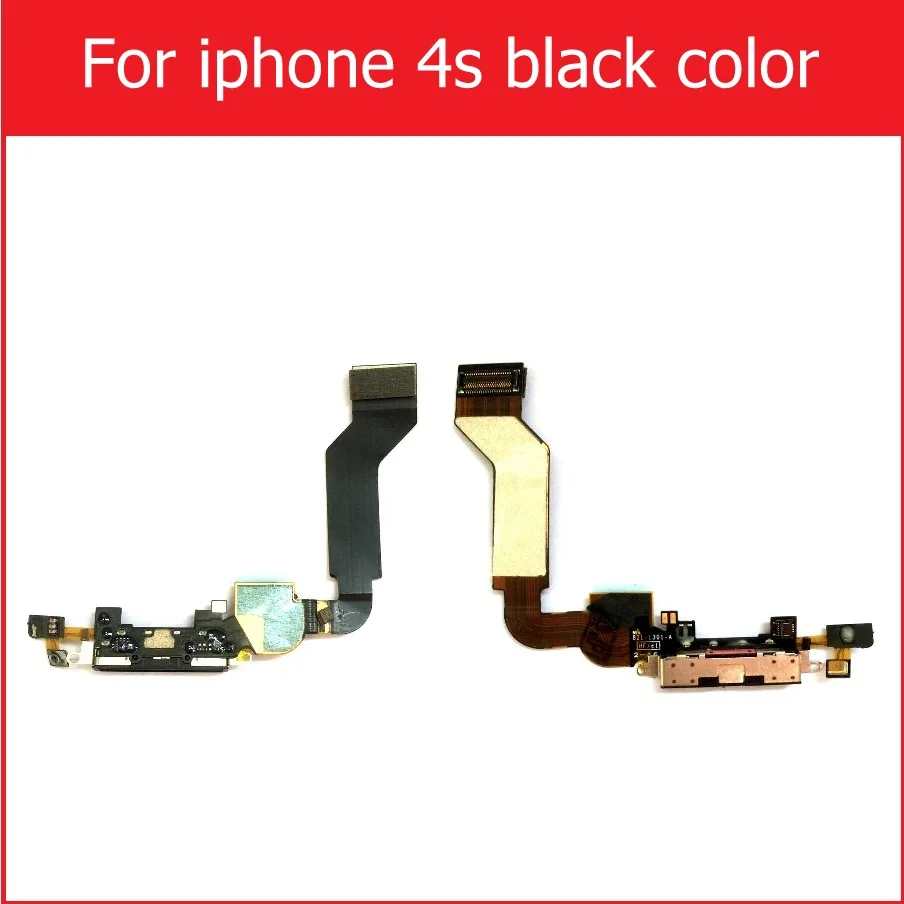 USB зарядное устройство док-станция порт гибкий кабель для iPhone 4 4S 5 5S 5C SE аудио разъем и разъем для наушников гибкий ленточный кабель Замена Ремонт