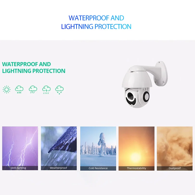 Wheezan ip камера Открытый POE скорость купольная PTZ камера 1080p 360 Pan 4x зум ночного видения Onvif imx323 cctv camaras vigilancia