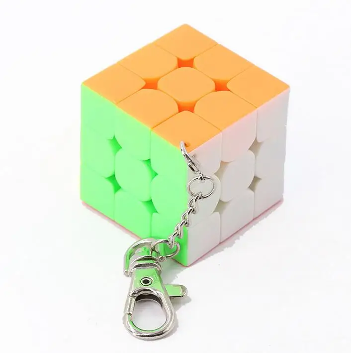 Cuberspeed MoYu Cubing классная мини 3x3x3 матовый прозрачный пазл брелок 3,0 см