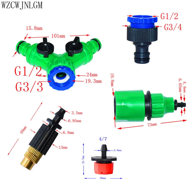 25 м садовый DIY автоматический полив микро капельная система орошения сад
