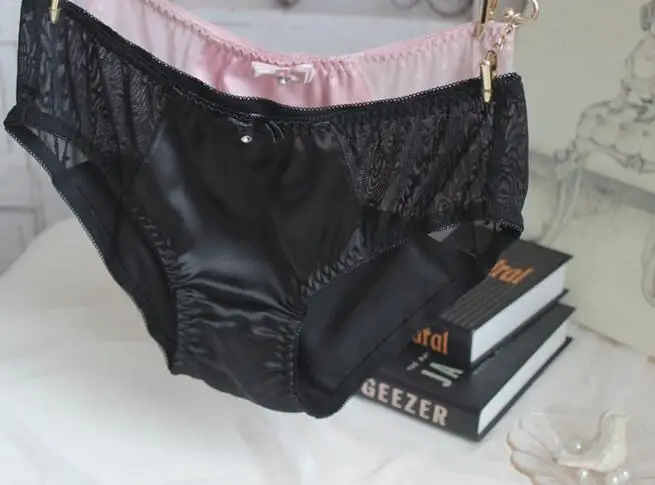 Реальные фотографии M, L, XL, горячая распродажа, милые Лолита, кавайная принцесса, Сексуальная атласная Женская пижама с кружевом, сетчатые трусики, нижнее белье, трусы WP454