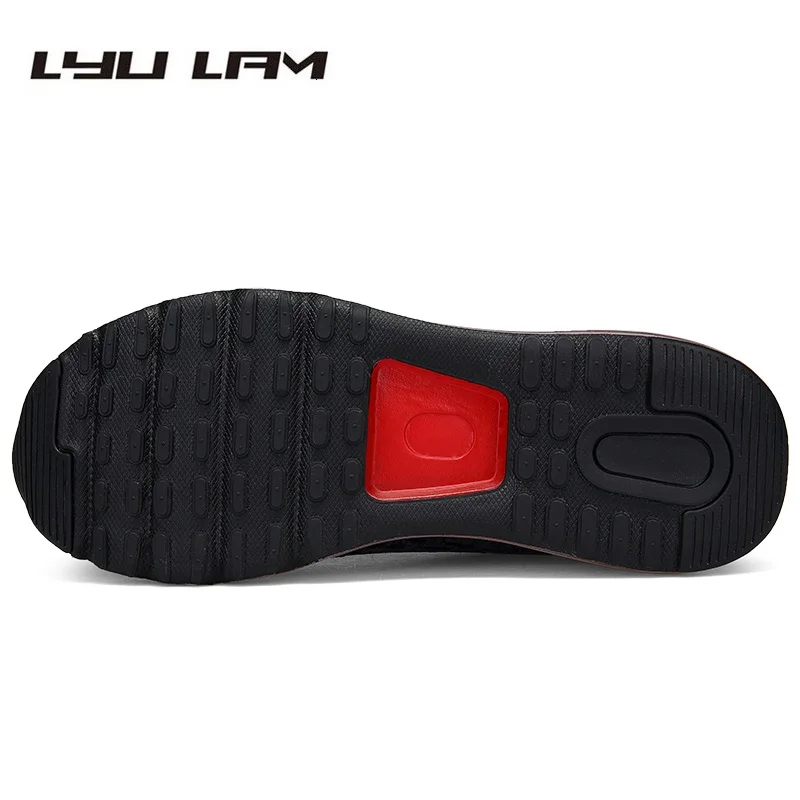 Luminous Air Sole Men Casual Sneakers Shoes Mesh Summer Autumn Light Breathable Lace Up Male Gold Walk Plus size 39-46 Обувь
