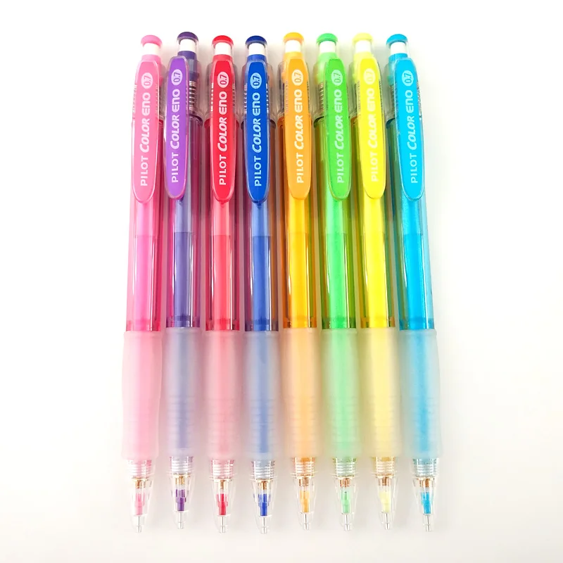 8 Color Pencil Pilot HCR-197 Eno 0,7 мм механический карандаш с 8 цветами Набор грифельных карандашей 0,7 мм грифель для офиса и школы канцелярские принадлежности - Цвет: 8 Color Pencil