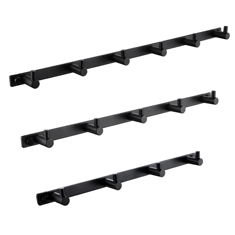 Крючки для халатов черные крючки ванной с настенным креплением европейский