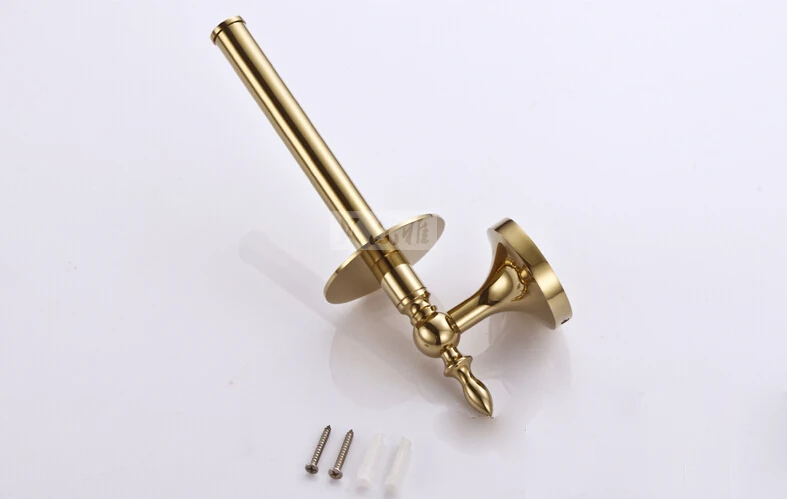Настенный держатель для туалетной бумаги монтед Золотой полированный