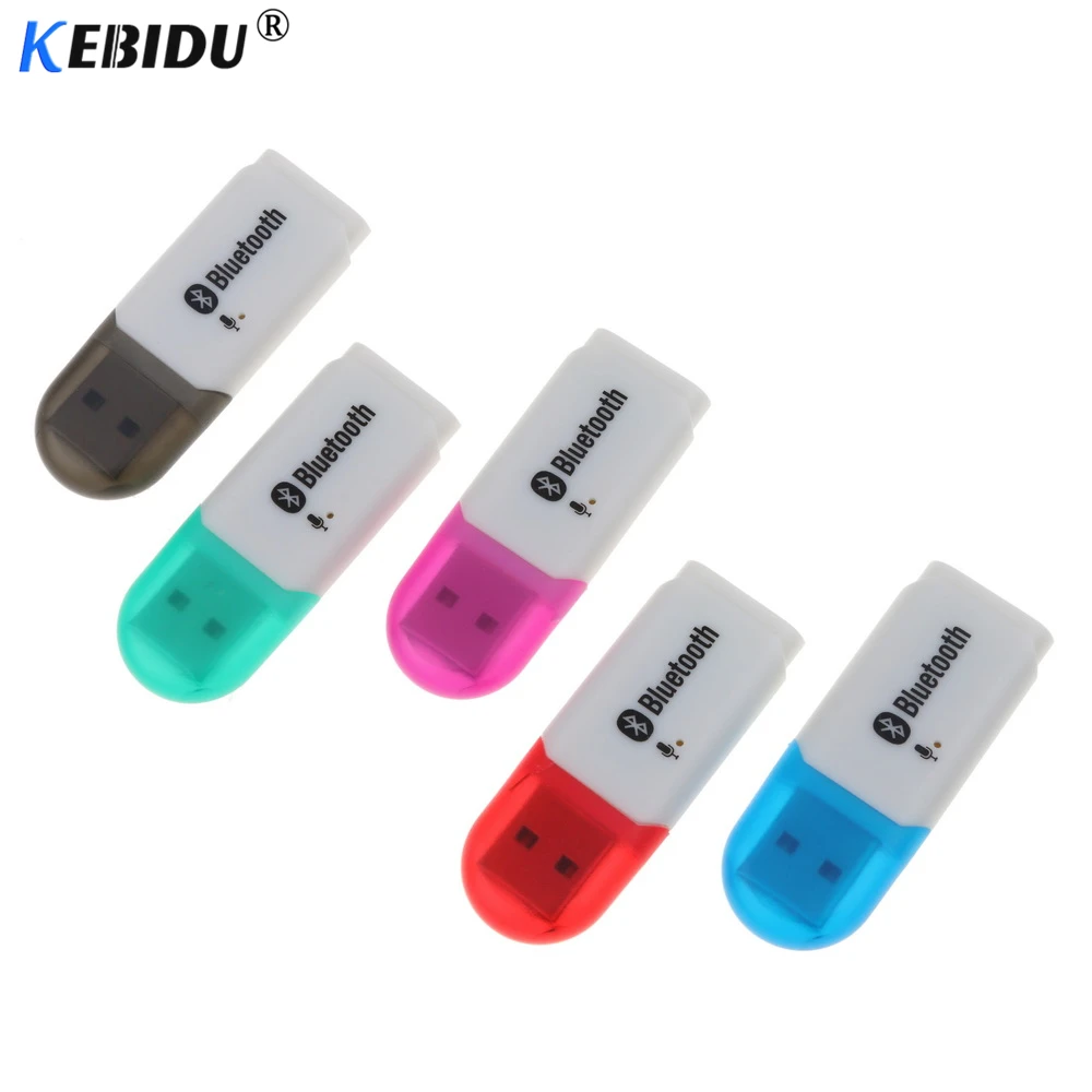 Kebidu Mini USB Bluetooth 5 0 приемник беспроводной аудио адаптер стерео автомобильный