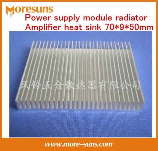 Модуль питания 10 шт. радиатор/усилитель теплоотвода 70*9*50 мм электрическая