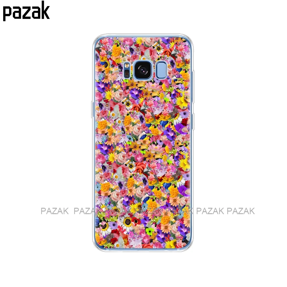 Силиконовый чехол для телефона для samsung Galaxy S8/S8 PLUS, чехол для samsung S8/S8 plus, чехол для телефона из мягкого ТПУ - Цвет: 34338