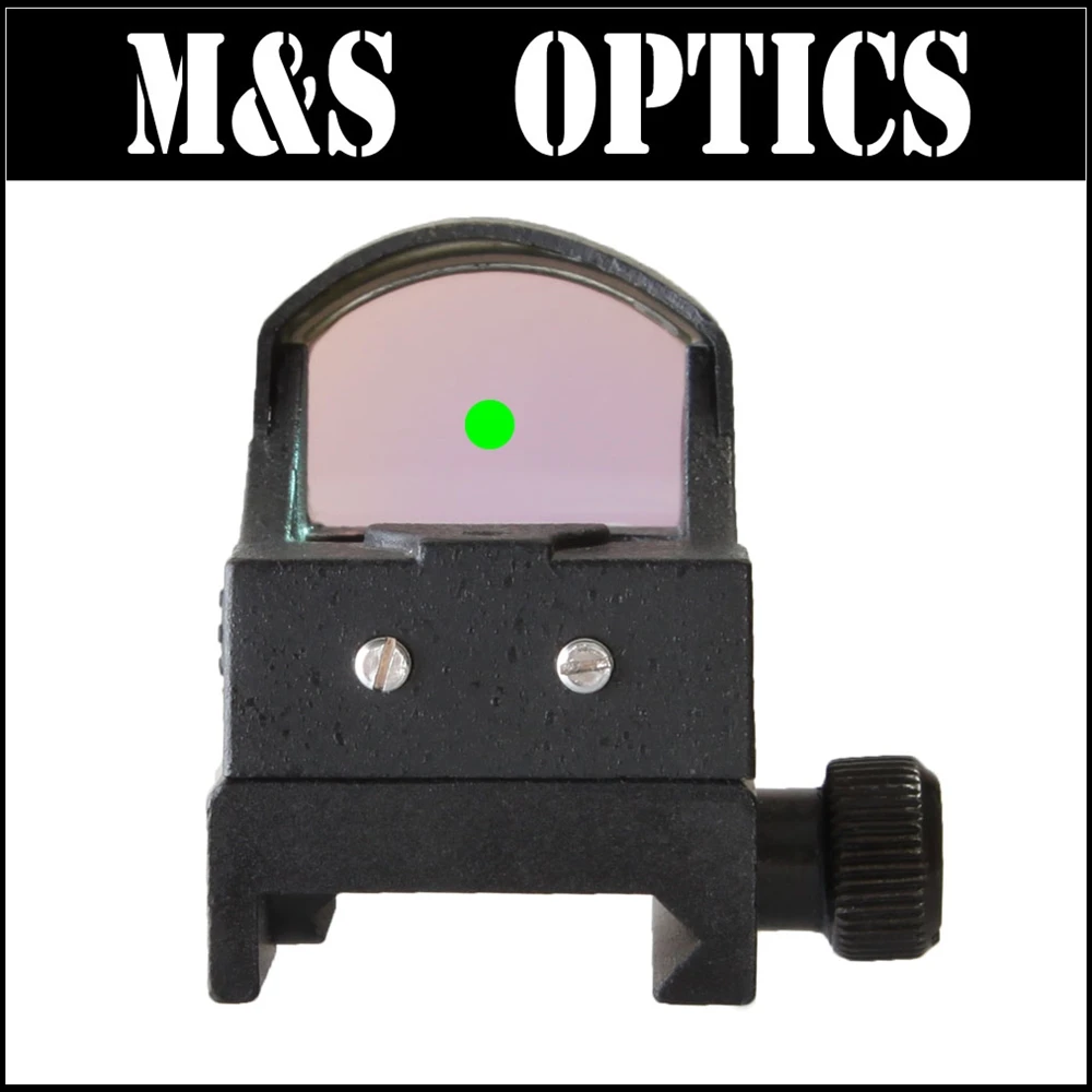 Оптический прицел Mini 1X22 для охоты с красной и зеленой точкой 20 мм сделано в Китае |