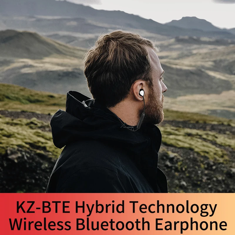 Наушники KZ BTE 1DD + 1BA APTX спортивные Bluetooth наушники/беспроводная гарнитура HIFI