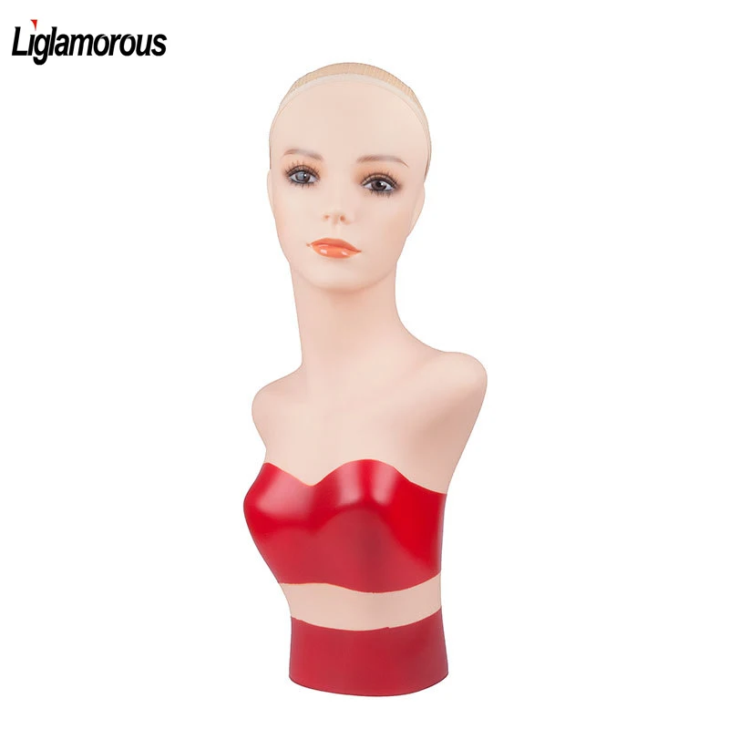 Новинка 1 шт. женская голова манекена парики головные уборы кепки наушники