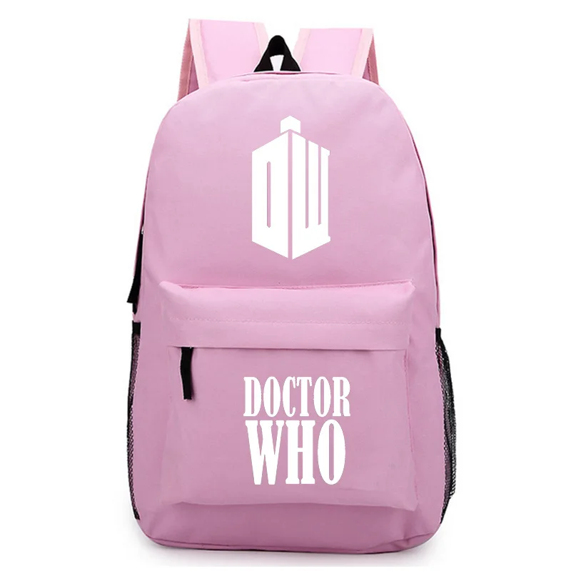 Школьные ранцы для книг Доктор Кто с фанатами из странного фильма рюкзак