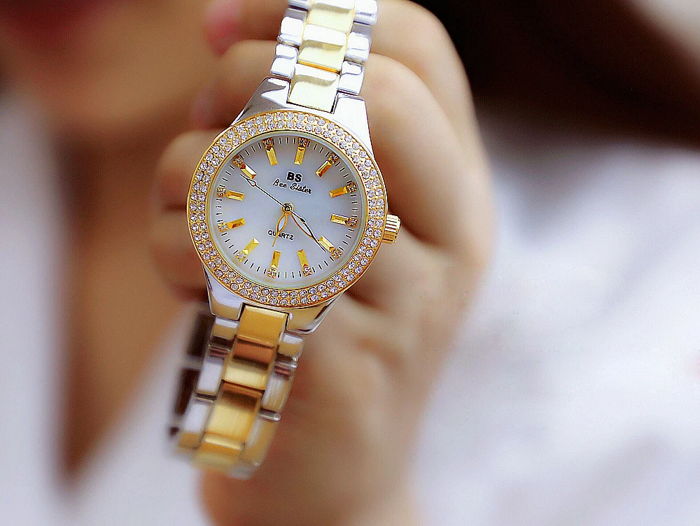 Reloj mujer, модные золотые женские часы, брендовые роскошные женские часы, водонепроницаемые часы из нержавеющей стали, нарядные часы relogios femininos