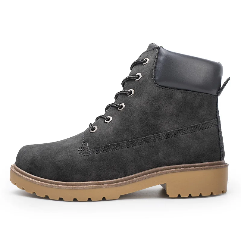 G-3 Drak Gray VESONAL/брендовые Осенние повседневные зимние ботинки; Мужская обувь для взрослых; ботильоны; водонепроницаемые мужские зимние теплые плюшевые ботинки на меху; прогулочная обувь - Цвет: G-3 Drak Gray