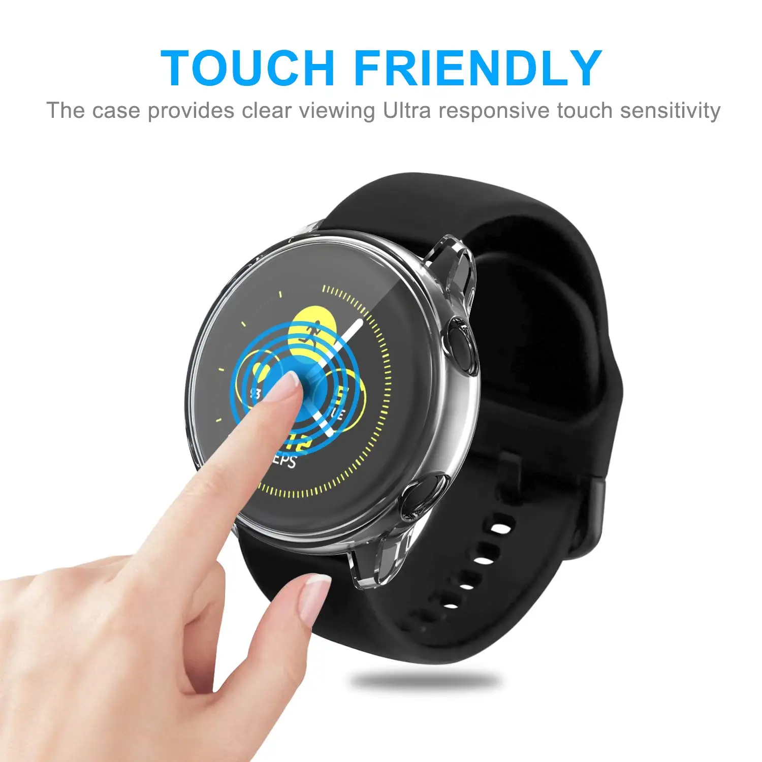 Защитный чехол с покрытием для samsung Galaxy Watch Active 40 мм, мягкий ТПУ, защитный чехол для samsung Galaxy Watch Active