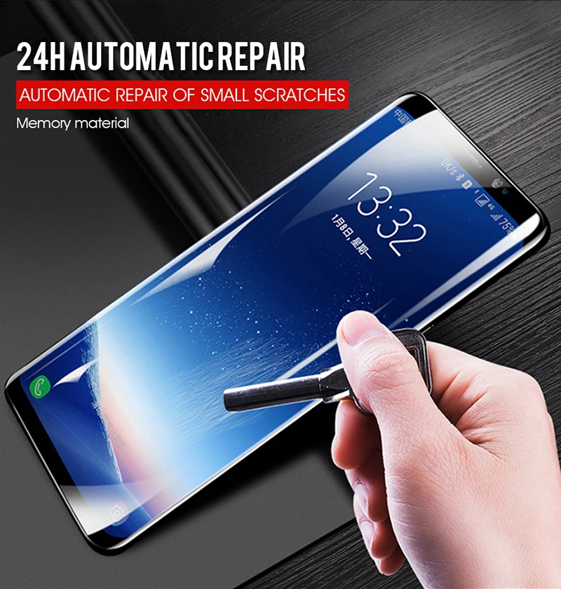 100 шт. прозрачная изогнутая ПЭТ мягкая защитная пленка для экрана Samsung Galaxy S21 Plus S20