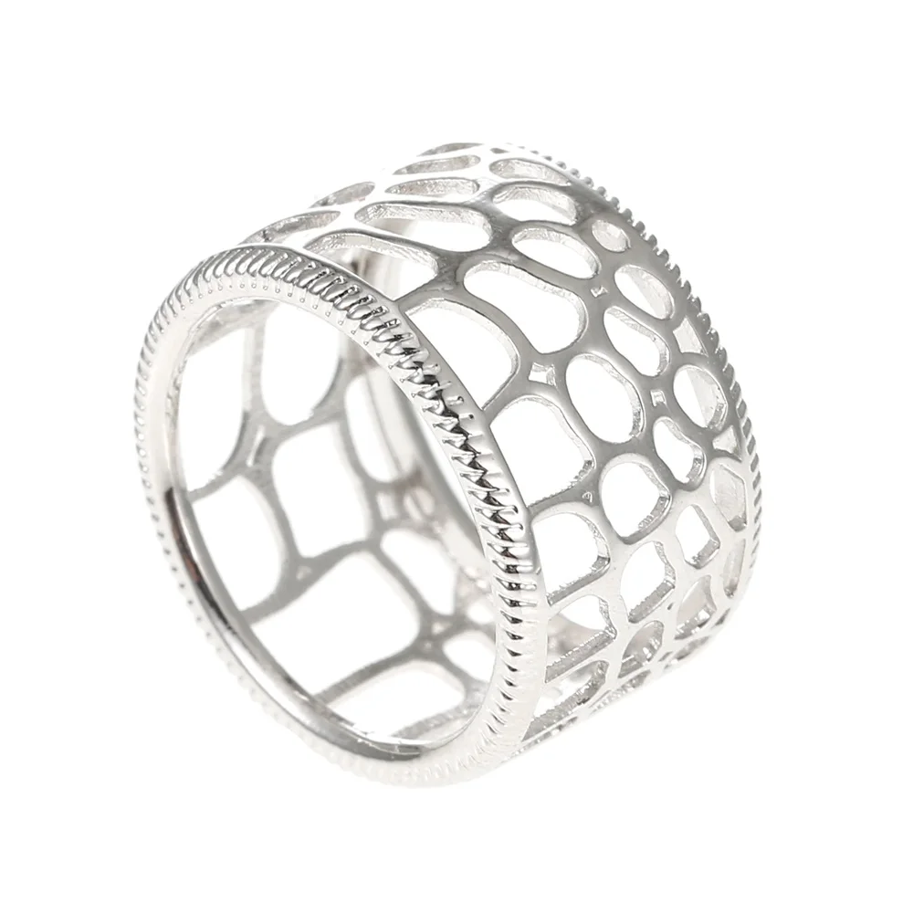 Cyan Кремо полый браслет Кольца Bijoux Femme персонализированные палец манжета кольцо Argent Реверсивный сменный кожаный клетка кольцо Спиннер - Цвет основного камня: Cyan