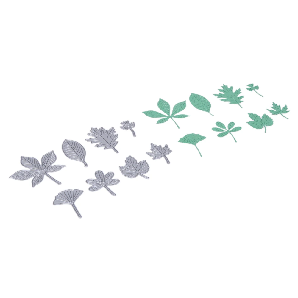 8 шт. металлические Вырубные штампы в виде листьев | Дом и сад