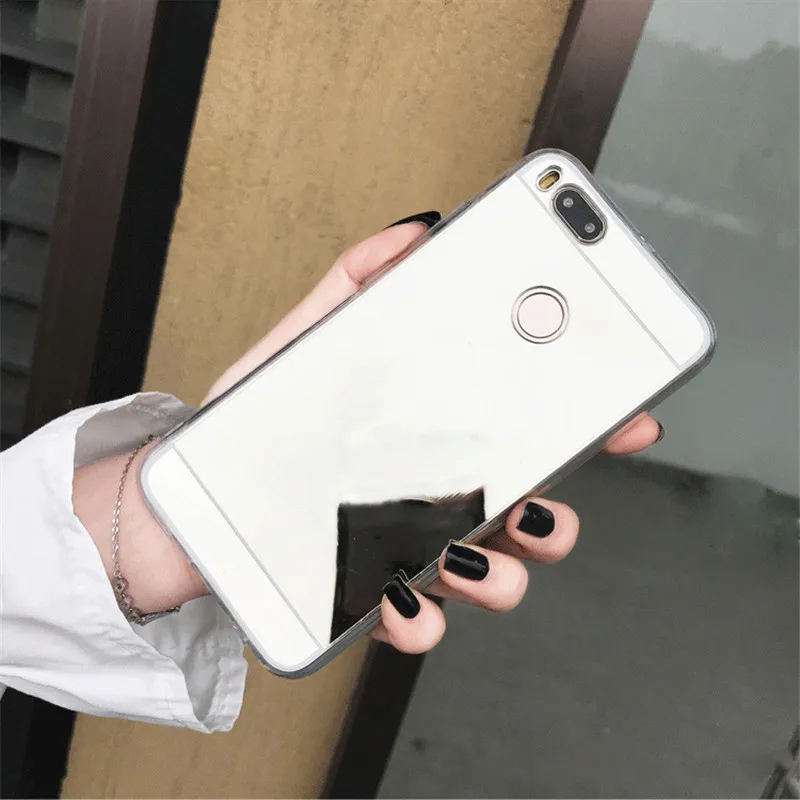 Роскошный чехол с зеркальной поверхностью для Xiaomi Redmi A1 S2 3S Note 3 4 4X 4A 5 5S 5X плюс 5A 6 6A 6X Pro MIX MAX 2x8 8SE розовое золото прозрачный чехол для телефона