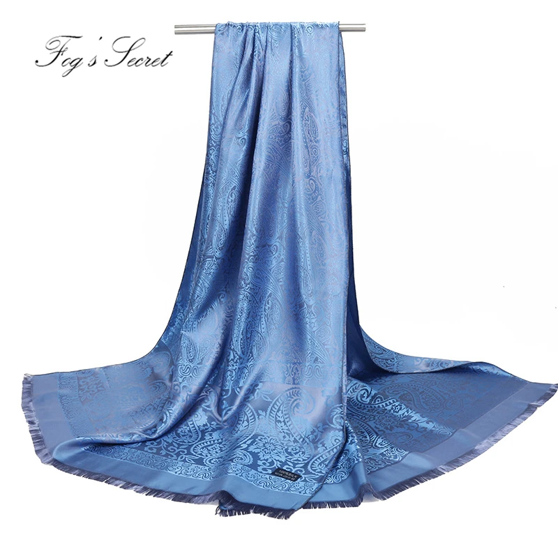 Для женщин шаль Атлас пашмины шарф хиджаб Богемия пончо и накидки 3d с жаккардовым