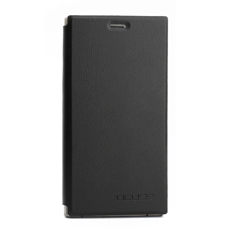 Чехол-книжка OCUBE для смартфона Oukitel K3 кожаный чехол с горизонтальной текстурой на
