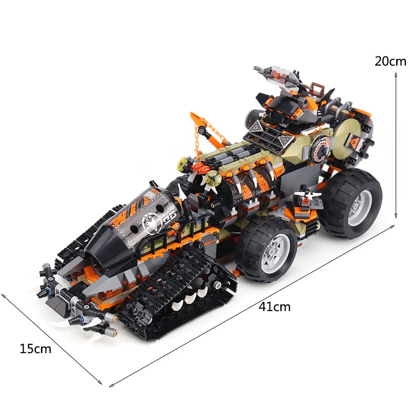 06089 игрушечный конструктор, совместимый с ninjagoo 70654 Dieselnaut Набор строительных блоков Кирпичи Детские игрушки для детей