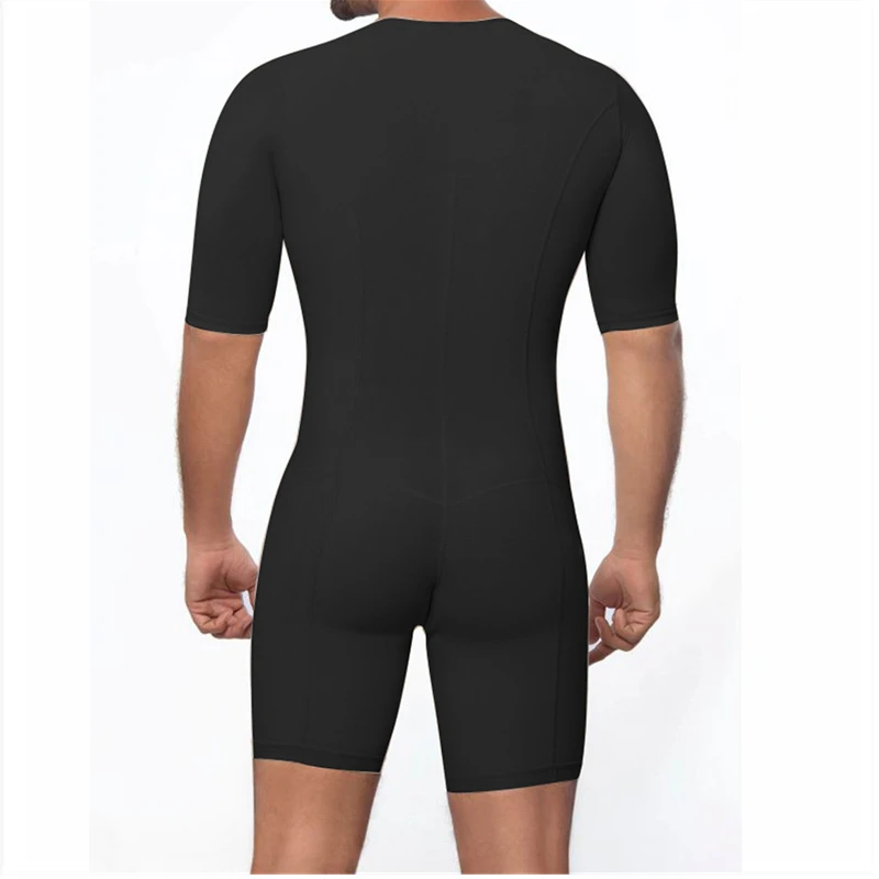 Тренажер для талии Мужская корректирующая одежда открытая промежность передняя